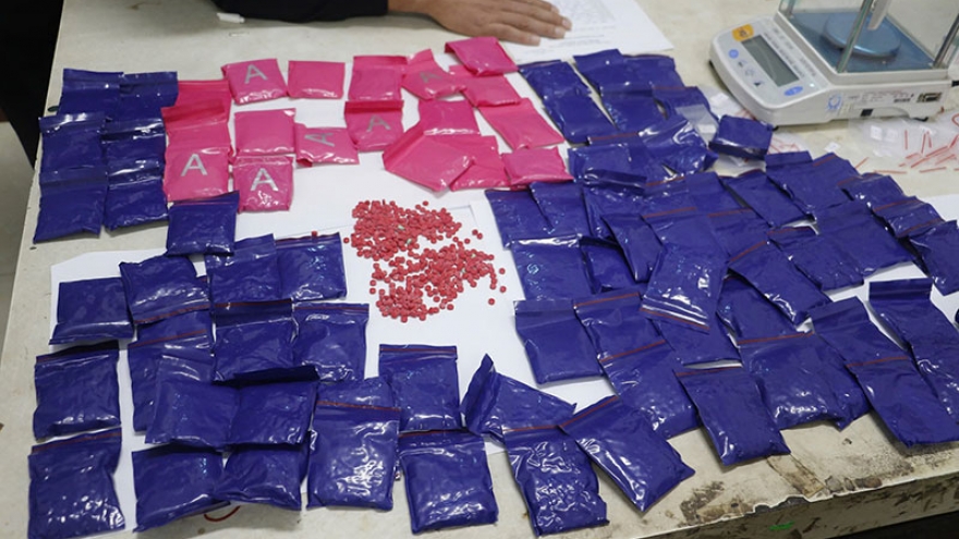 Transnational drug trafficking ring smashed in central Vietnam